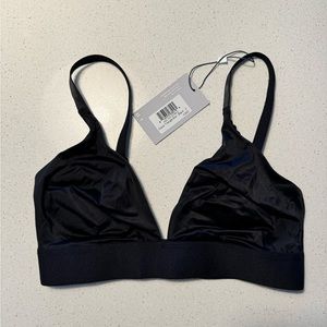 Glacé Triangle Bra. Black. Size 2. new with tags